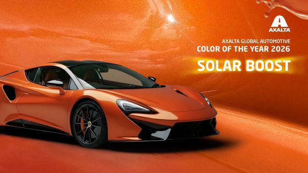 Axalta назвала оранжевый Solar Boost глобальным автомобильным цветом 2026 года