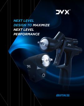 Binks DVX: новая серия краскораспылителей нового поколения
