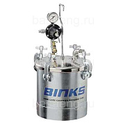 Красконагнетательный бак Binks 10 литров с регулятором давления (крышка и материальные каналы из нерж)