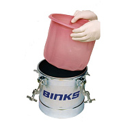 Комплект сменных контейнеров для 10 литровых красконагнетательных баков Binks (10 шт)