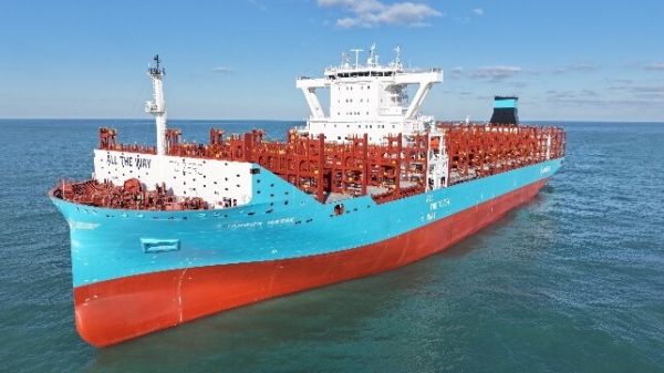 Hempel применил новое силиконовое покрытие Hempaguard NB на новостройке Maersk