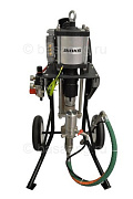 Аппарат безвоздушного распыления краски Binks MX22036 на тележке (13,2 л/мин) коэффициент усиления 36:1 (нерж)