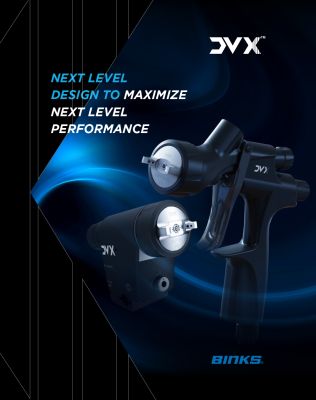 Binks DVX: новая серия краскораспылителей нового поколения